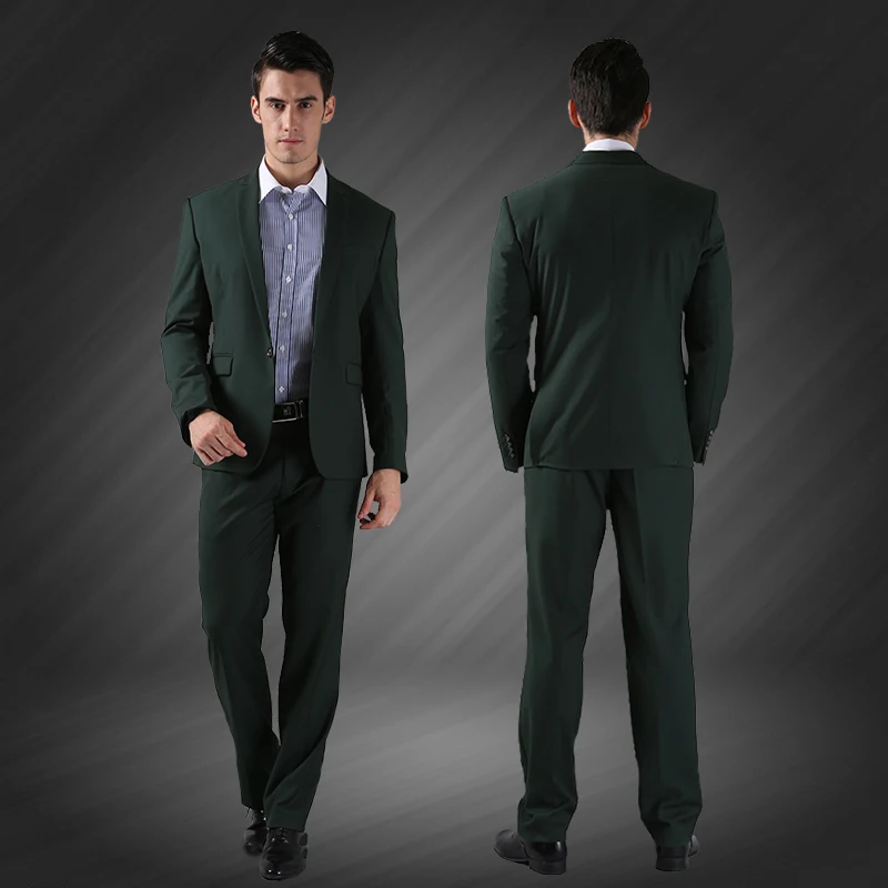 2 шт. ( куртка + брюки ) мужчины свадьба жених много - цвет костюмы марка приталенный