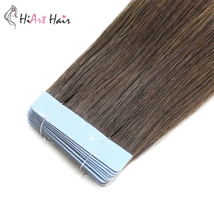 HiArt 2,5 г/шт. лента для наращивания Человеческие волосы remy Salon Balayage Предварительно Связанные волосы лента натуральные волосы образец ленты для наращивания волос 20 шт