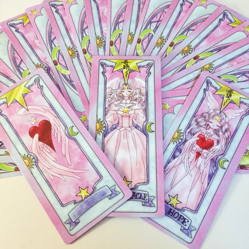 В наличии DIY Японские Аниме карты Таро 56 шт./компл. CardCaptor Сакура Клоу + волшебная