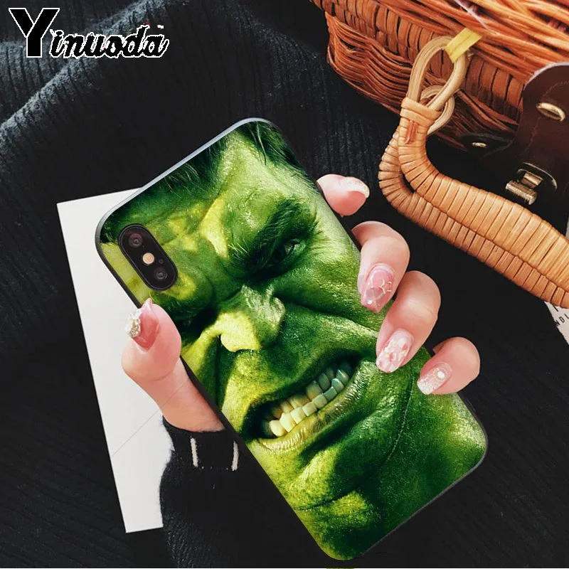 A11 Yinuoda герои Marvel Hulk DIY печать рисунок чехол для телефона чехол для iPhone 5 5Sx 6 7 7plus 8 8Plus X XS MAX XR - Цвет: A11