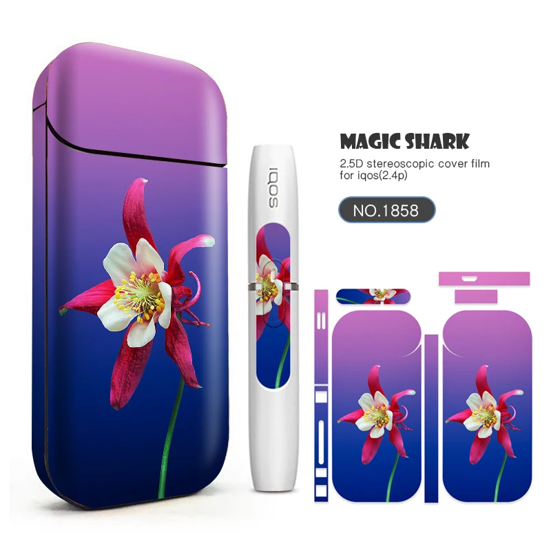 Дисковая наклейка Magic Shark игровая стерео пленка с черепом для мальчиков IQOS 2 4 Plus