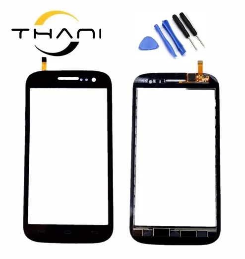 Thani Новый 5 0 &quotдюймов для WIKO Темный Ночной сенсорный экран дигитайзер панель Черный передняя внешняя