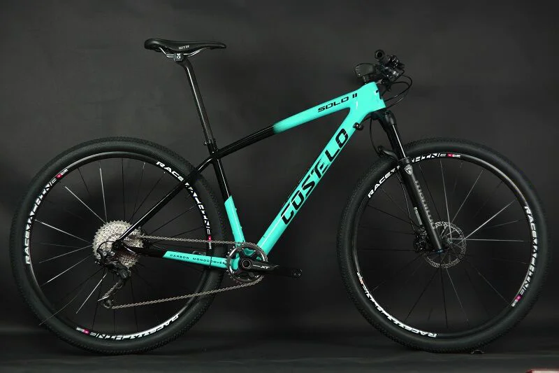 navy 1X11 speed XT Manituo M30 вилка Costelo SOLO 2 горный Mtb велосипед 29er через ось карбоновая рама - Цвет: navy