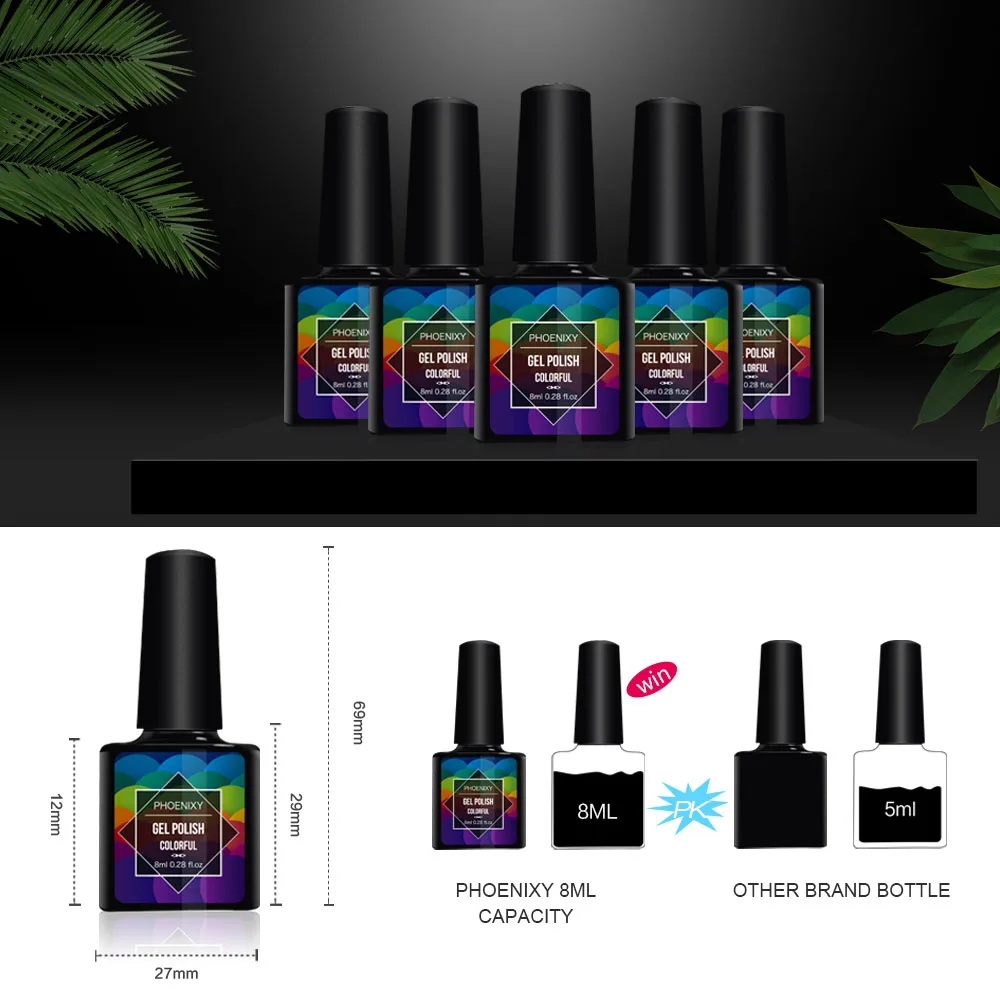 Маникюрный набор для ногтей Гель лак маникюрного геля Лаки поли гель 24 Вт УФ