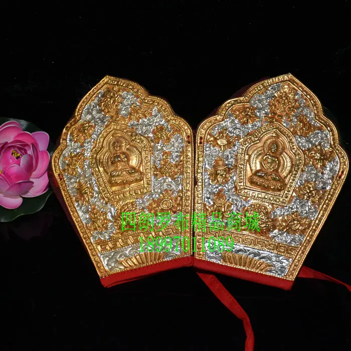 Из Непала Тибета guru Dharma мероприятия Позолоченные Liuyin five Buddha crown Tianyi Zhiguan
