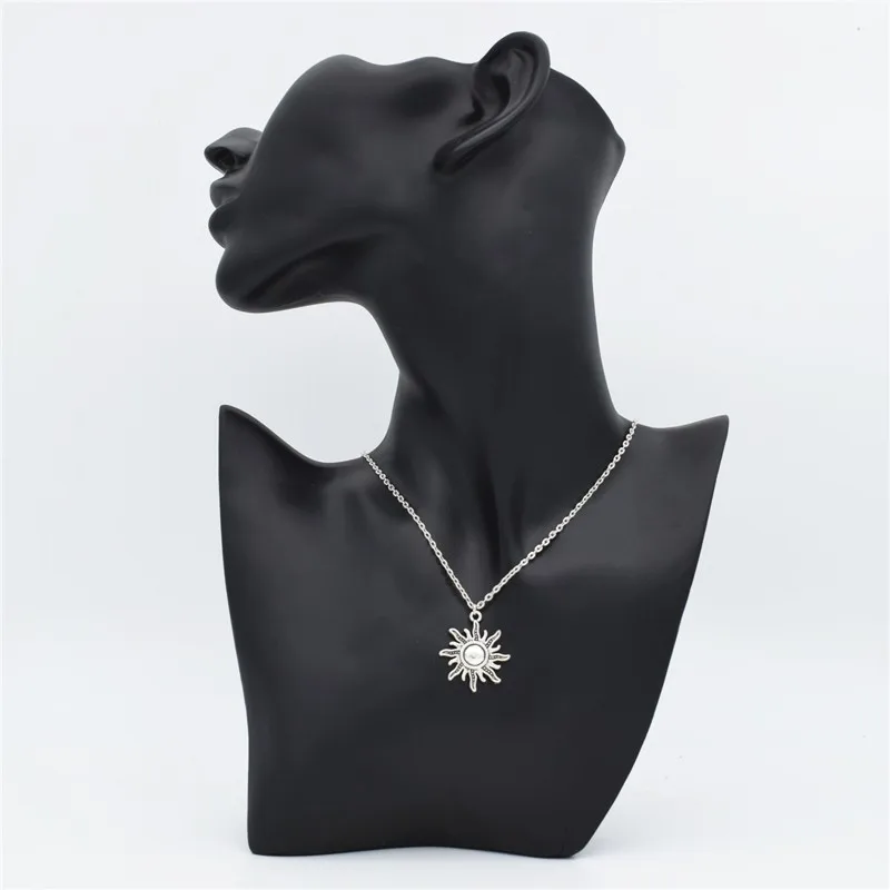 Handmade Stylish Chic Punk Tibetan Sunny Sun Pendant Necklace for Women Men Fashion Totem Party Jewelry Gift | Украшения и