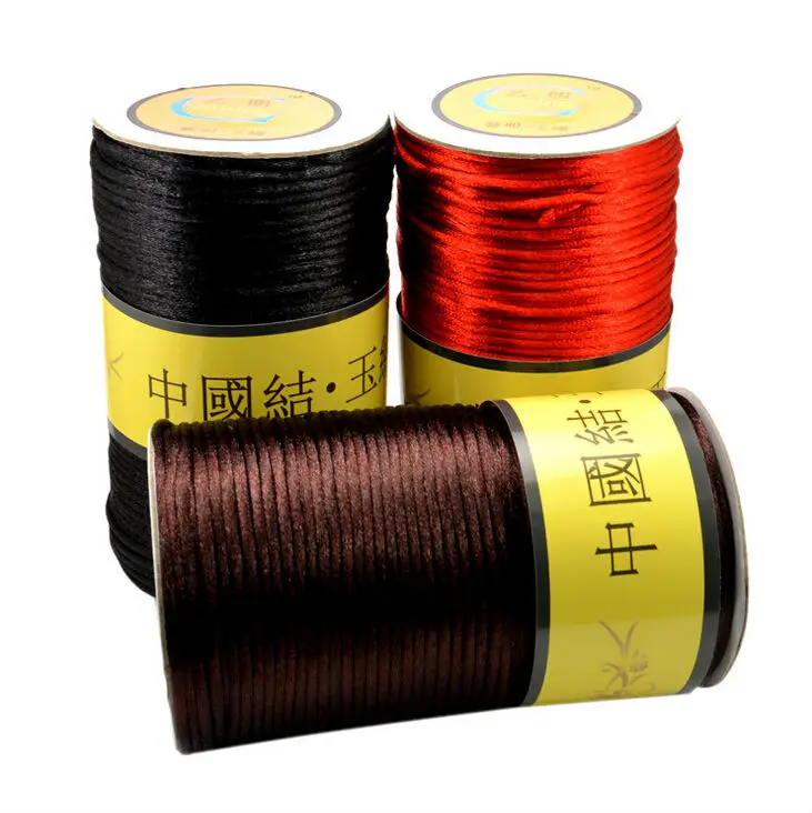 

1Roll wire 3mm 130 meters long DIY The thick red line silk cord Chinese knot wire jade line wholesale