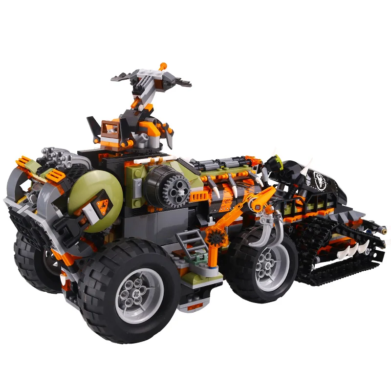 06089 игрушечный конструктор, совместимый с ninjagoo 70654 Dieselnaut Набор строительных блоков Кирпичи Детские игрушки для детей