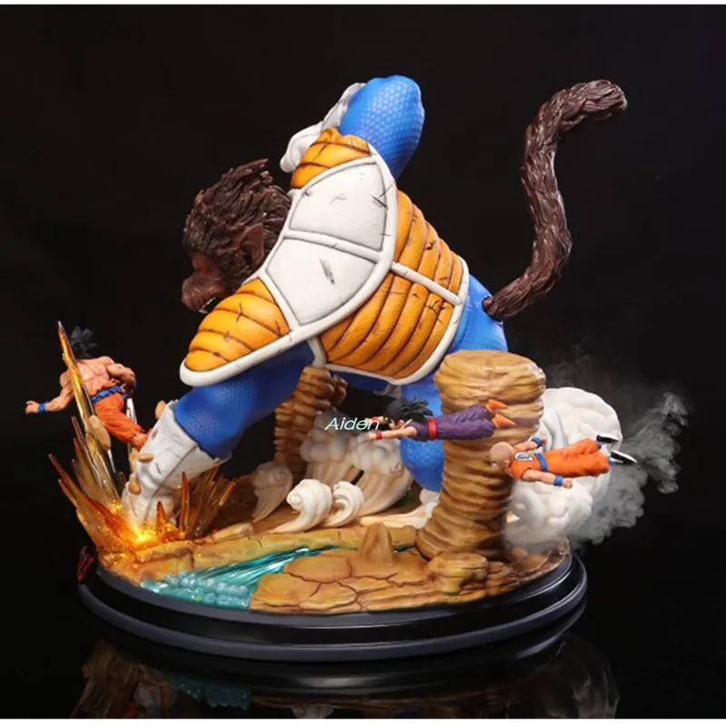 1" Статуя Dragon Ball Сон Гоку бюст Супер Saiyan полная длина портрет Вегета анимационная фигурка GK Коллекционная модель игрушки 48 см B786