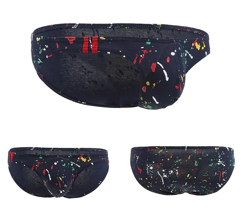 5PCS Low Waist Sexy Men Underwear Shorts Mens Briefs Short Breathable Underpants Pouch Briefs Panties