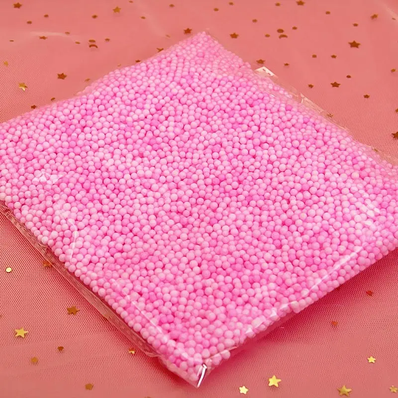 DIY мягкие пушистые слизи мини хрустальные бусины разных цветов пенополистирол Пенопласт Наполнитель Штурмовое снаряжение шары ремесла
