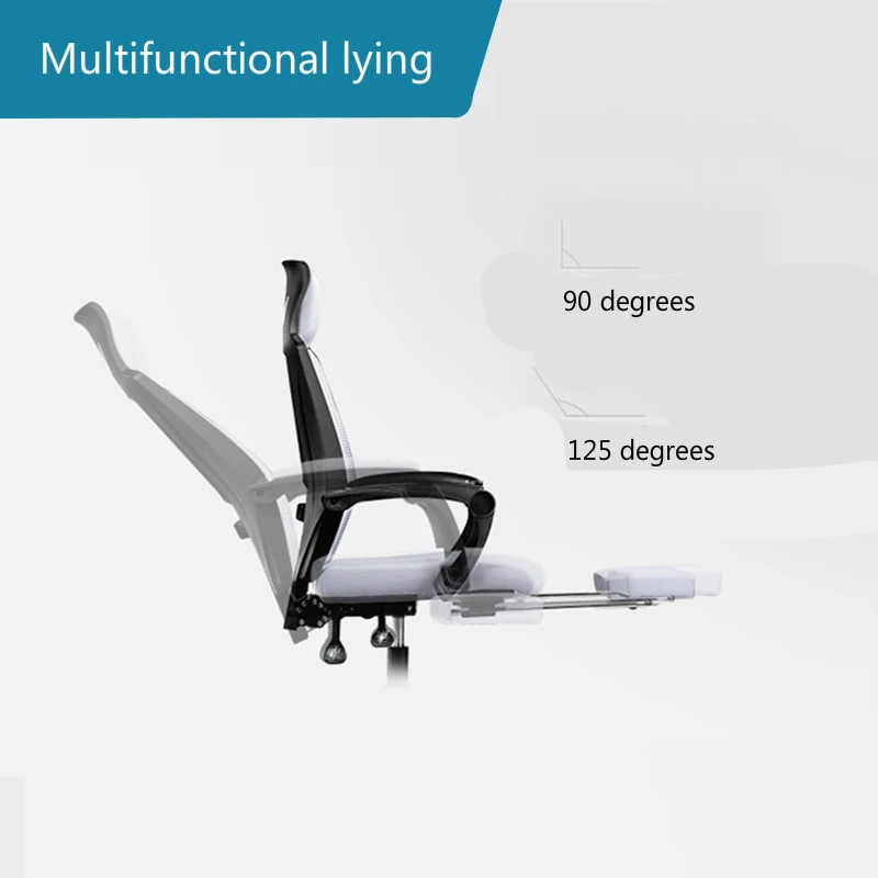 Складывающееся офисное кресло с сеткой дышащее домашнее поворотным стулом