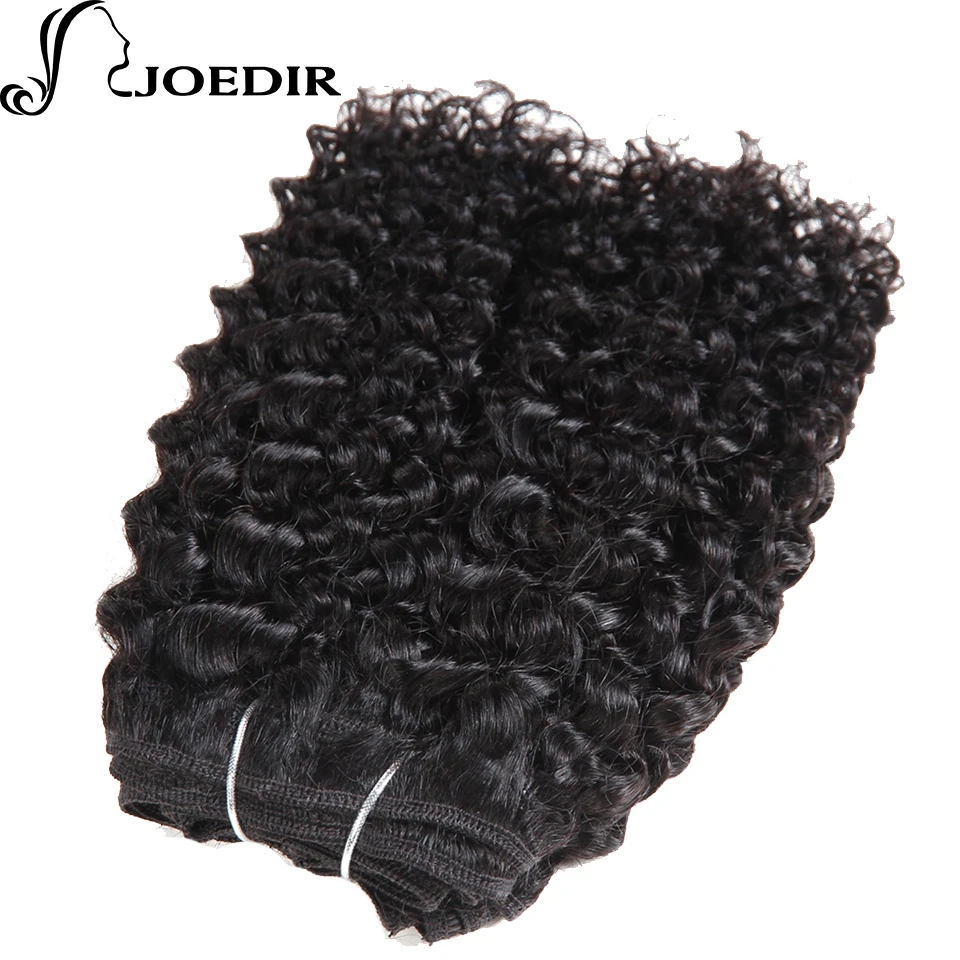 Joedir предварительно цветные монгольские афро кудрявые вьющиеся волосы плетение