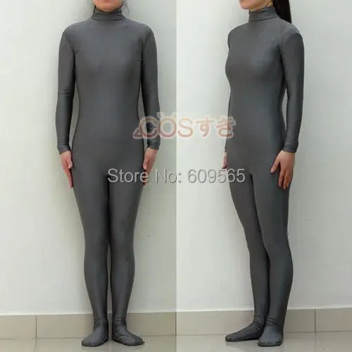 

Free Shipping! Factory Direct Quick Delivery Grey Lycra Alien Spandex Zentai Suit