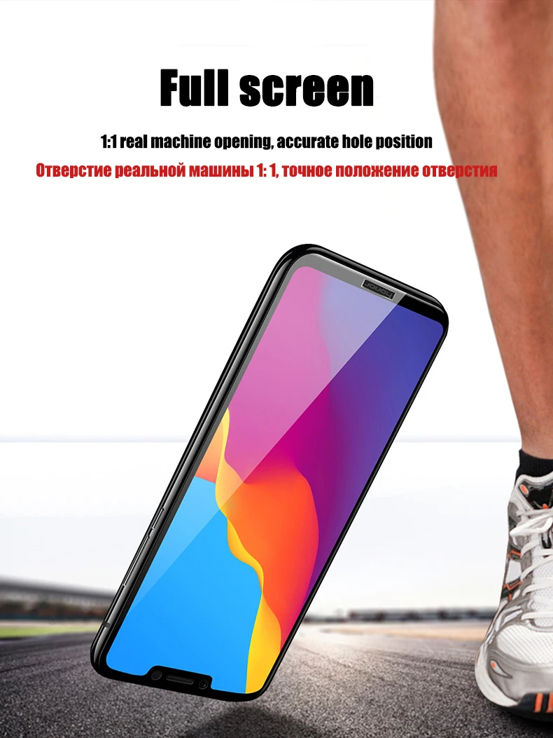 6D закаленное стекло для HUAWEI honor Play 6,3 полное покрытие изогнутая защитная пленка на экран для honor Play Премиум защитное стекло