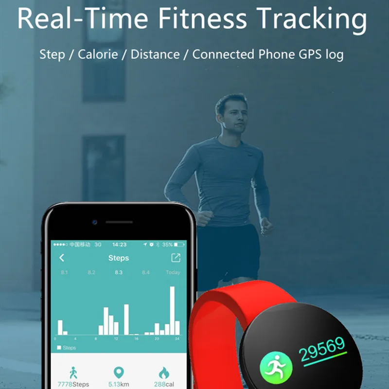 Фото Waterproof Smart Bracelet Heart Rate Blood Pressure Oxyen Monitor Call Reminder watch Swimming Sports band Электроника Waterproof Smart Bracelet Heart Rate Blood Pressure Oxyen Monitor Call Reminder watch Swimming Sports band Электроника