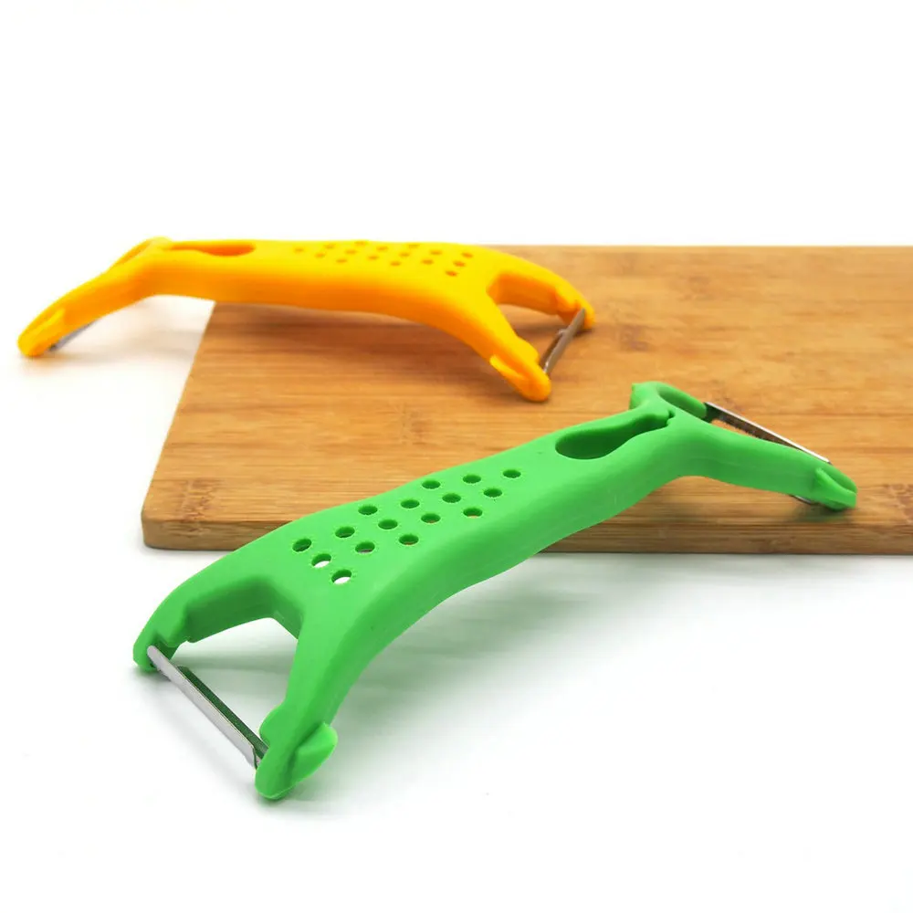 1 шт. овощной нож Zester Фрукты Картофелечистка измельчители двойной режущая