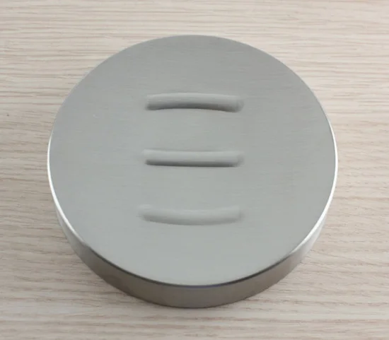 304 нержавеющая сталь мыльница круглая никелевая матовая отделка|Мыльницы| |