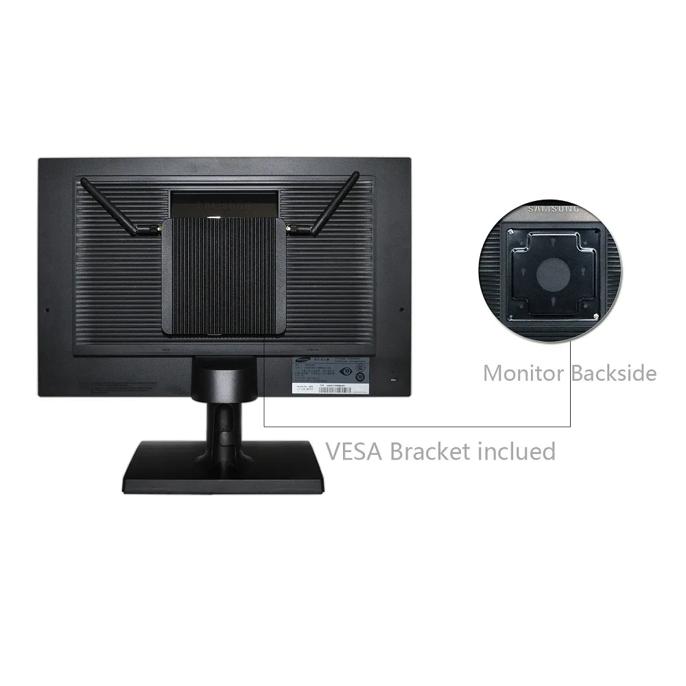 Бесплатная доставка Qotom Мини ПК с Celeron J3060 J3160 безвентиляторный 2 Lan VGA COM X86 Linux Pfsense