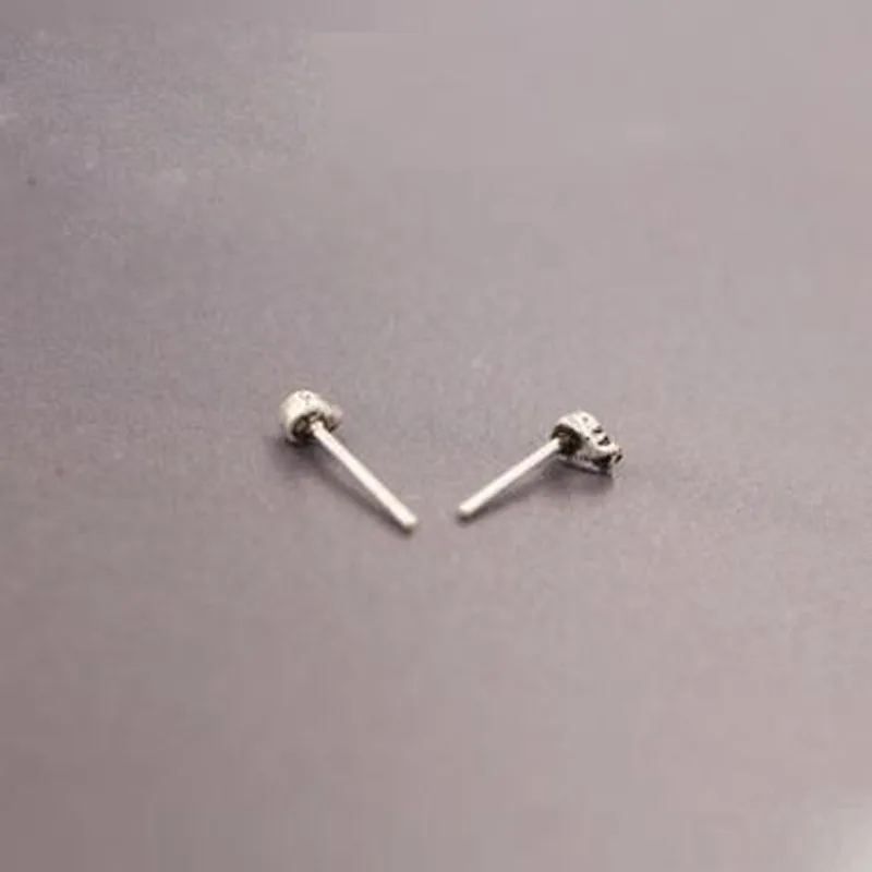 1 пара новые серьги гвоздики в виде черепа|Серьги-гвоздики| |