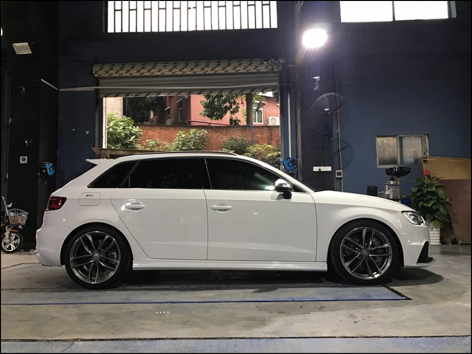 ABT Стиль- Audi A3 8V Sportback спойлер Высокое качество ABS Материал заднее крыло автомобиля матовый черный праймер задний спойлер