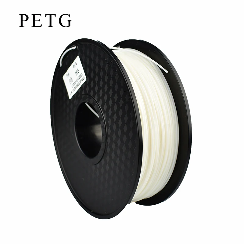 PETG WHITE Нить для 3d принтера PLA/ABS/PETG, 1,75 мм, 1 кг, 100/200 м, пластиковые материалы, нить для RepRap 3D, нить ABS/PLA - Цвет: PETG WHITE