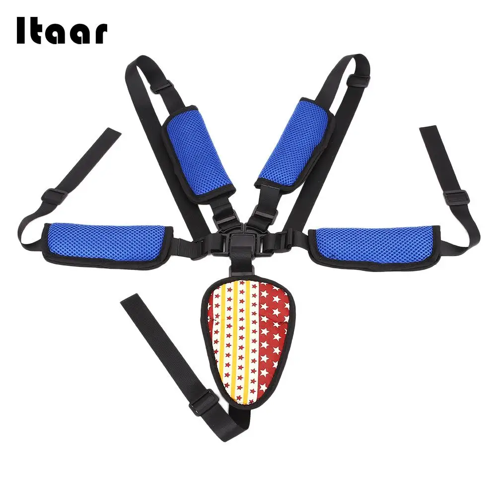 Детский ремень безопасности Универсальный Регулируемый фиксирующий 5 точечный