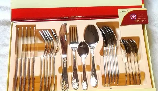 Набор столовых приборов из нержавеющей стали 18/10 18/24 шт.|dinnerware set|dinnerware kitchensteel cutlery