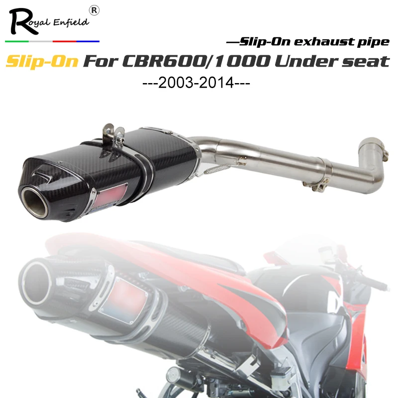 Глушитель выхлопной трубы cbr600rr F5 для мотоцикла CBR600rr f5 2003 2004 2005 2015 cbr1000rr