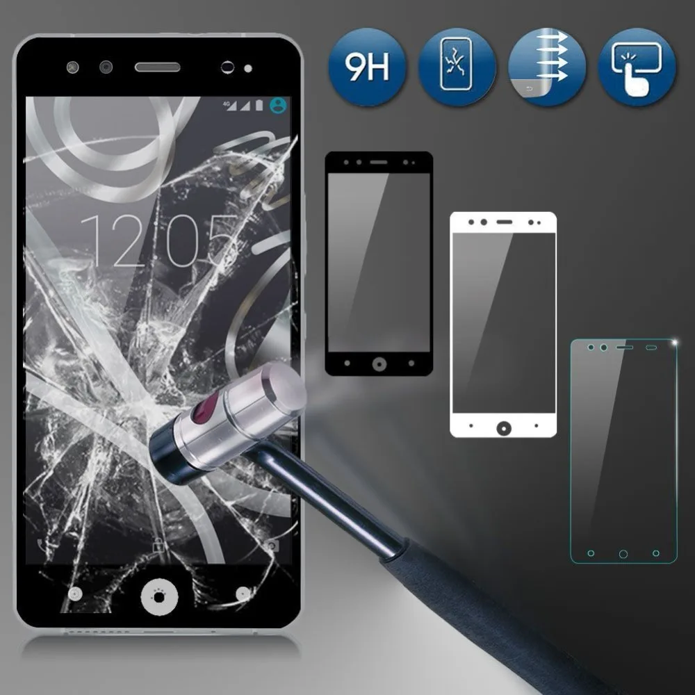 3D закаленное стекло для BQ Aquaris V полное покрытие 9H Защитная пленка для экрана для BQ Aquaris V Plus