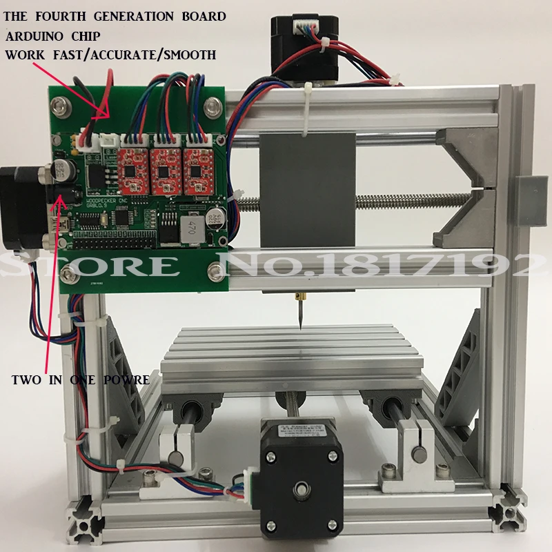 Fastship DHL PCB Фрезерный Станок arduino ЧПУ DIY Резьба По Дереву С Мини-Гравировальный ПВХ