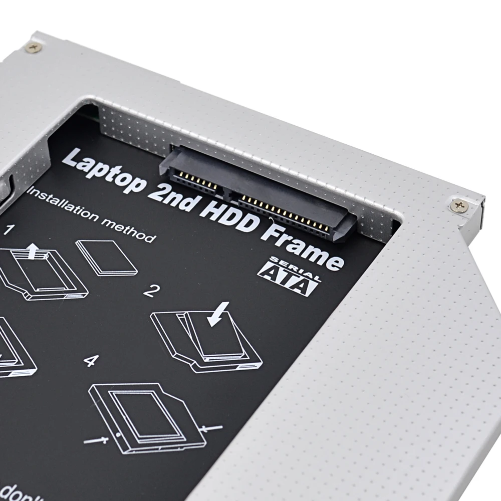 TISHRIC Caddy 9,5 Sata для Dell Latitude Inspiron E6320 E6420 E6520 E6330 E6430 E6530 2nd Hdd SSD адаптер чехол Optibay корпус