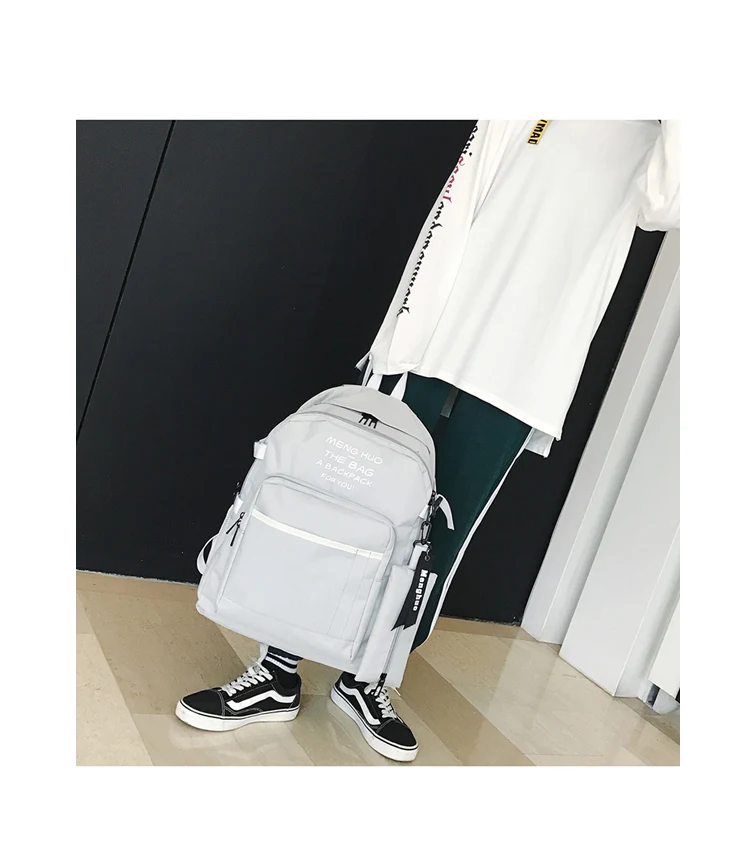 Harajuku, модные женские рюкзаки для ноутбука, Kawaii, желтые, на плечо, школьная сумка, рюкзак для девочек, дорожная сумка, рюкзак, Bolsas Mochilas