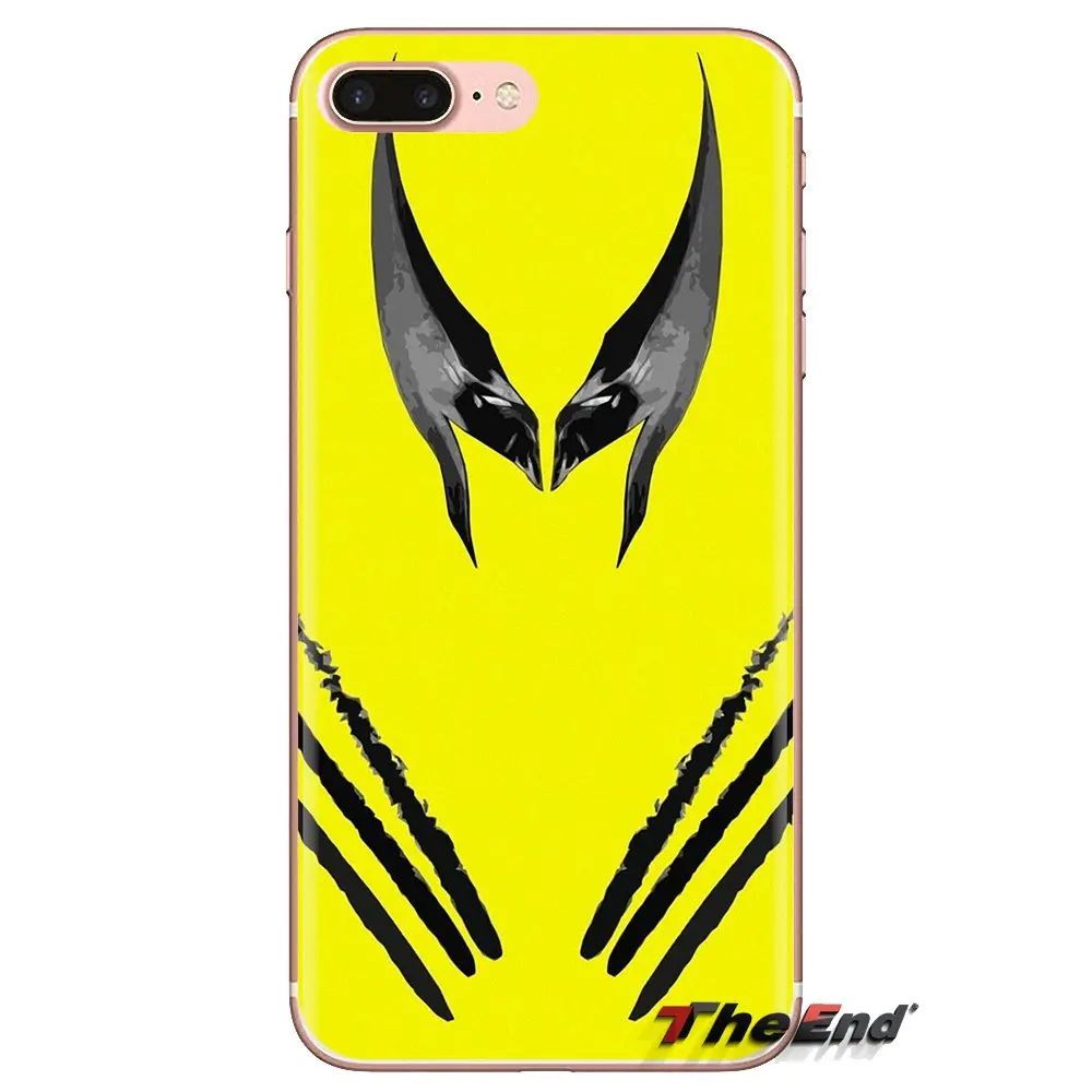 For Sony Xperia Z Z1 Z2 Z3 Z5 compact M2 M4 M5 C4 E3 T3 XA Huawei Mate 7 8 Y3II Comics X-Men Wolverine Silicone Phone Skin Cover |