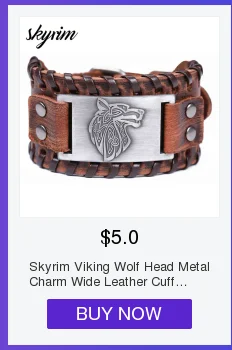Skyrim Уриэль Габриэль талисман Ангел широкий кожаный браслет религиозный мужской Archangel Майкл Рафаэль браслет ювелирные изделия аксессуары