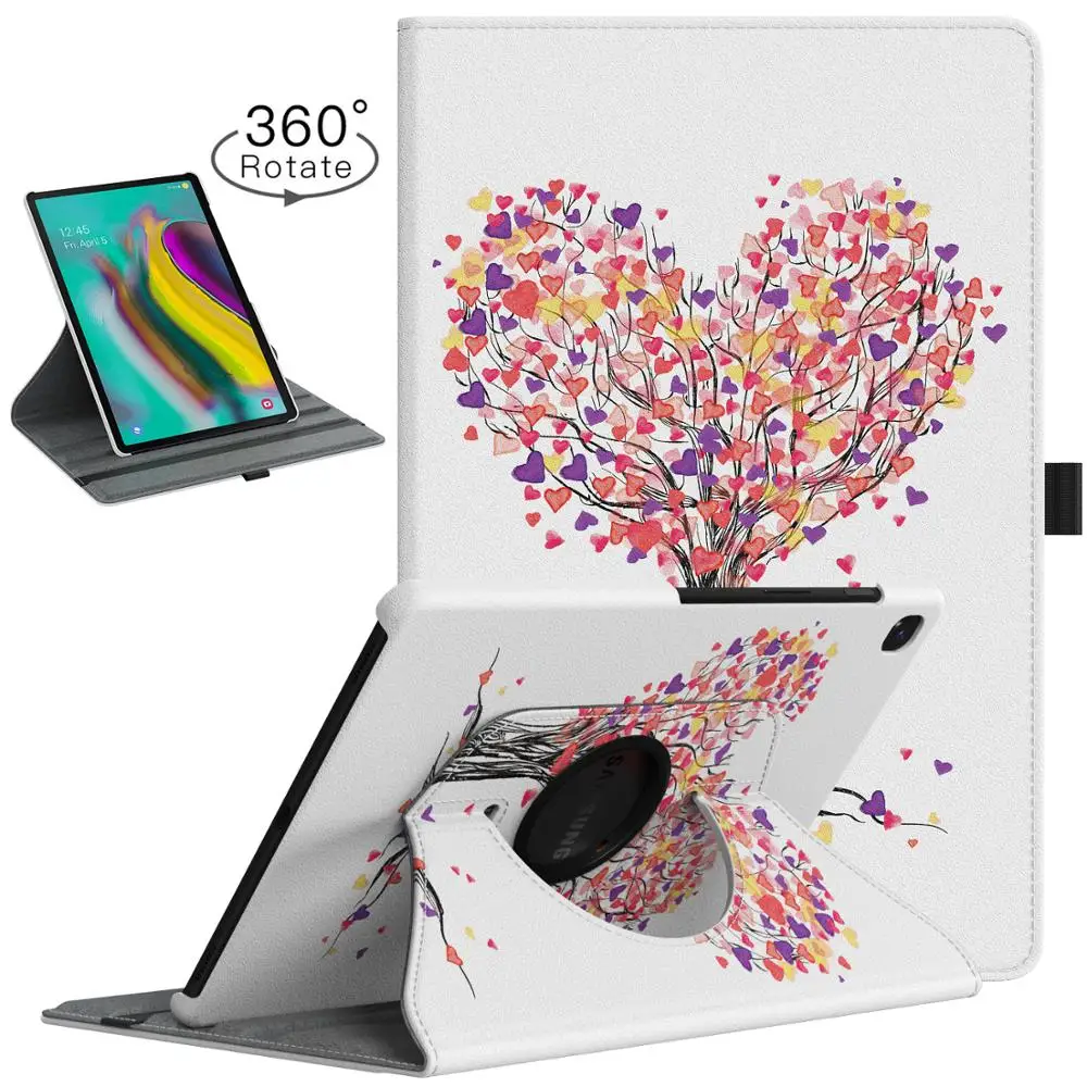 Чехол для samsung Galaxy Tab S5e SM-T720/SM-T725 выпуска, легкий тонкий корпус вращающийся на 360 градусов умный поворотный Чехол