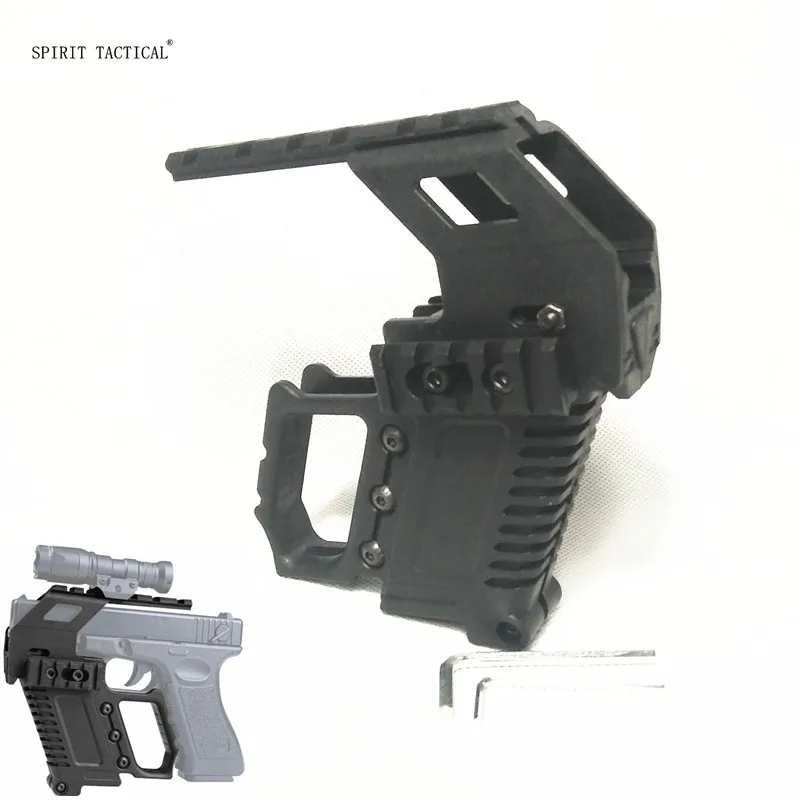 

Glock Series Rail Base Loading Device Pistol Carbine Kit Quick Reload for Glock G17 G18 G19 Series Mount Hunting