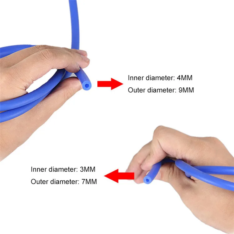 Бесплатная доставка Универсальный Супер Вакуумный силиконовый шланг 2 м ID: 3 мм 4 6