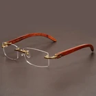 HDCRAFTER деревянные очки без оправы, рецептурные фотохромные очки для мужчин, брендовые дизайнерские очки для близорукости