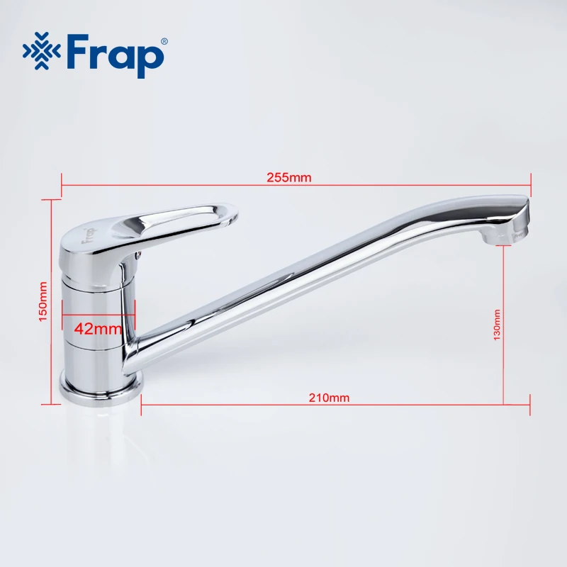 Кухонный Смеситель Frap F4913 кран для холодной и горячей воды одна ручка вращение на