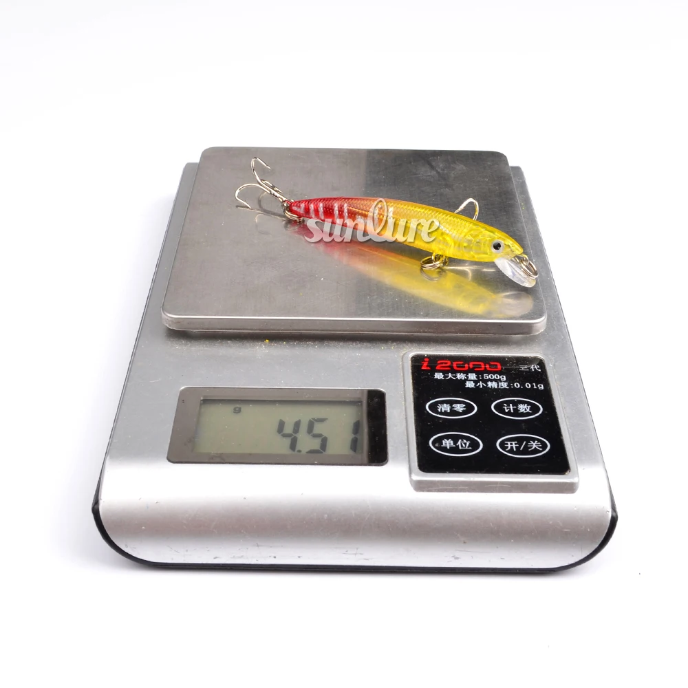 2016 Sunlure premier pro series fishing lures 2 hooks Minnow Lure 6pc/lot Fishing bait 7.5CM/5.6G tackle | Спорт и развлечения