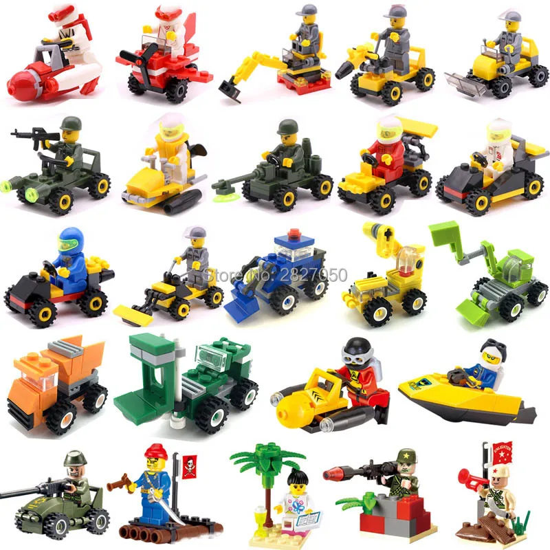 

one piece mini Fighter Building Blocks boy toy DIY City Series Bricks block toys for children