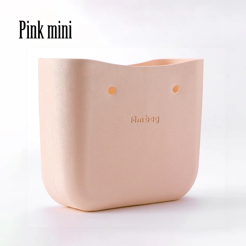 pink mini AMbag Obag O bag стильная мини маленькая водонепроницаемая сумка eva женская модная сумка резиновые силиконовые запасные части - Цвет: pink mini