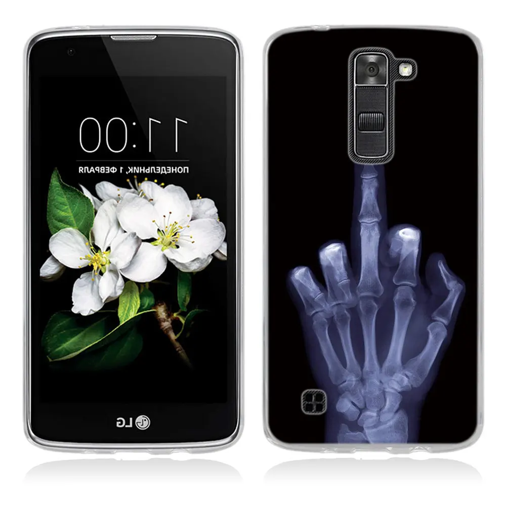 Новые Мягкие силиконовые чехлы из ТПУ для телефонов LG K7 K330/Tribute 5 LS675/X210 X210DS 3D