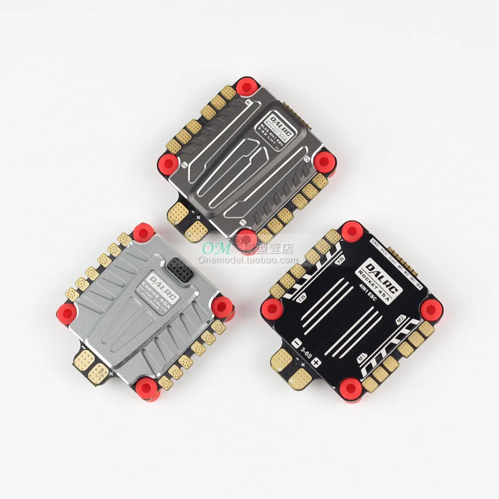 DALRC 40A 45A 50A 4 в 1 ESC 3 6S blheli _ 32 LIHV DSHOT1200 Ready бесщеточный CNC для Rc Multirotor FPV Racing Drone|Детали и