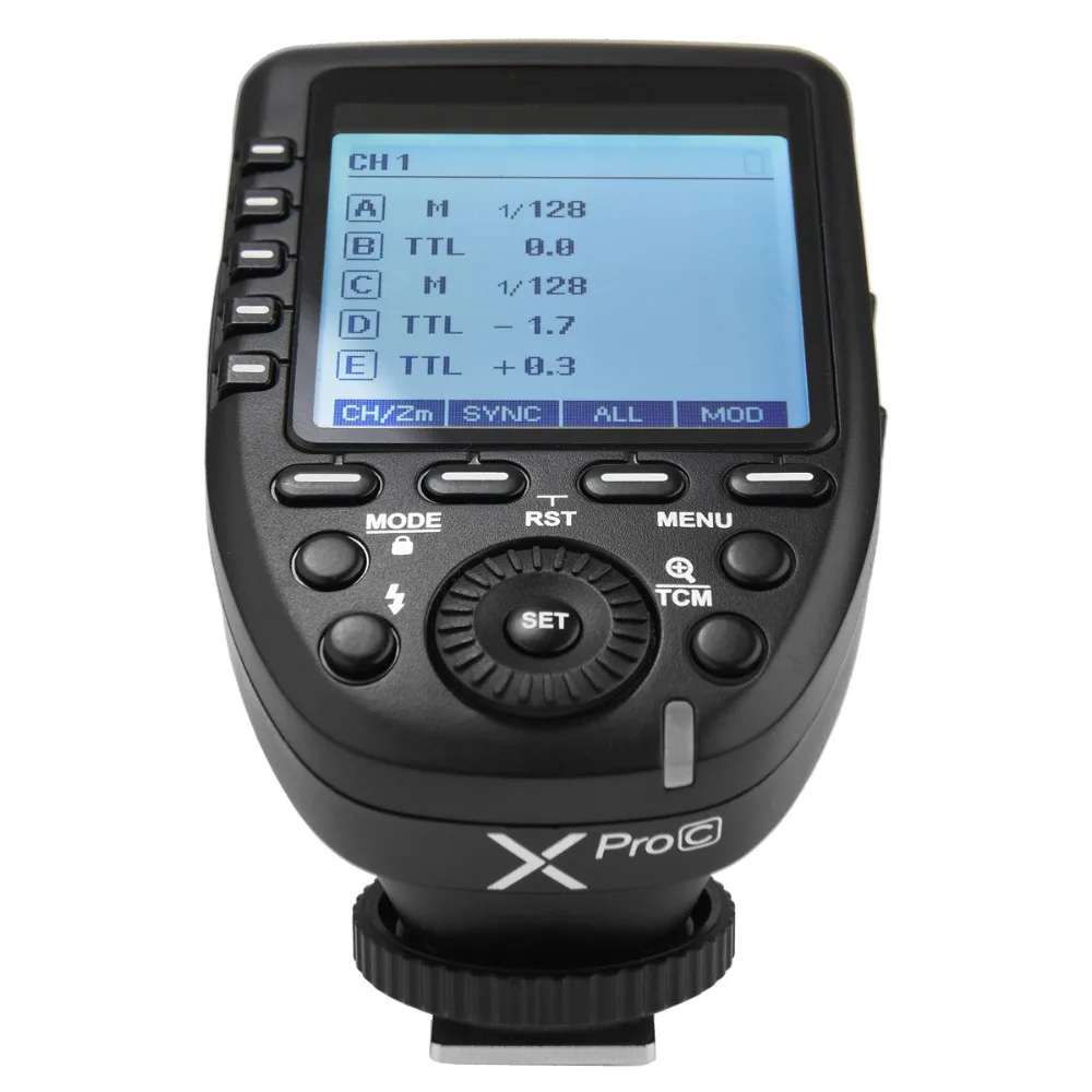 Вспышка Godox XPro C Xproc триггерный передатчик Speedlite профессиональная функция