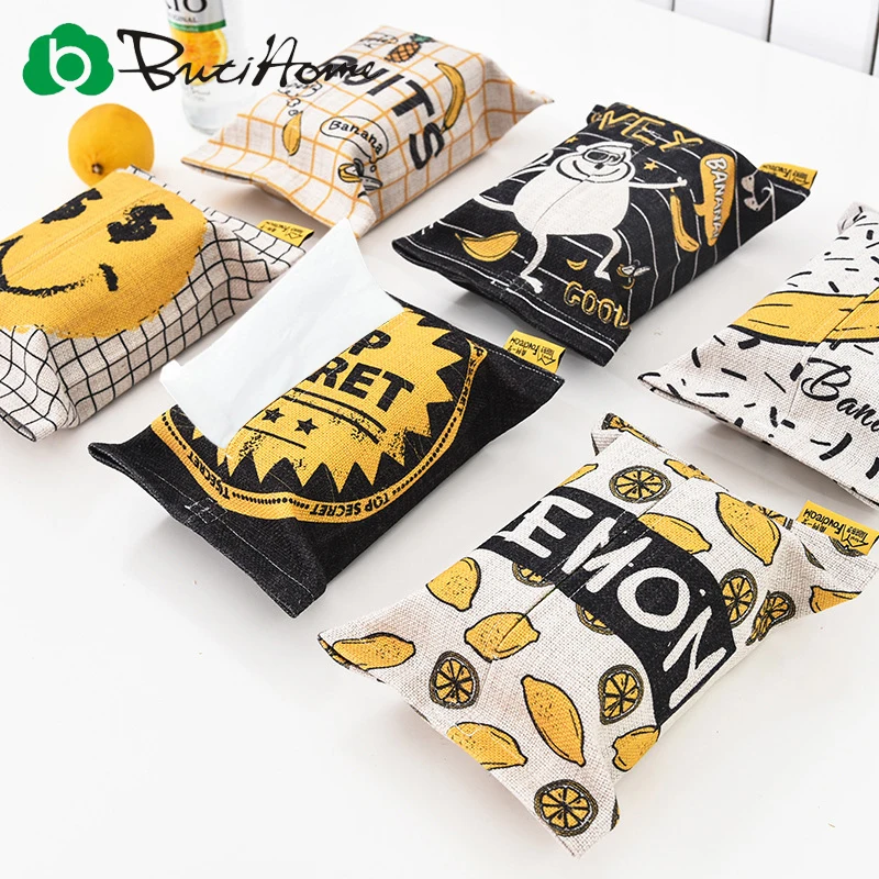Butihome дом милый ящик для хранения ткани из хлопка и льна салфетку коробка