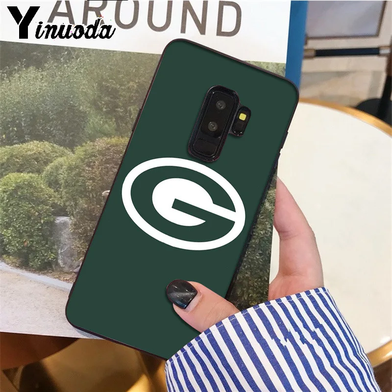 A14 Yinuoda Green Bay Packers ТПУ Мягкая телефон аксессуары чехол для телефона для samsung S9 S9 плюс S5 S6 S6edge S6plus S7 S7edge S8 S8plus - Цвет: A14