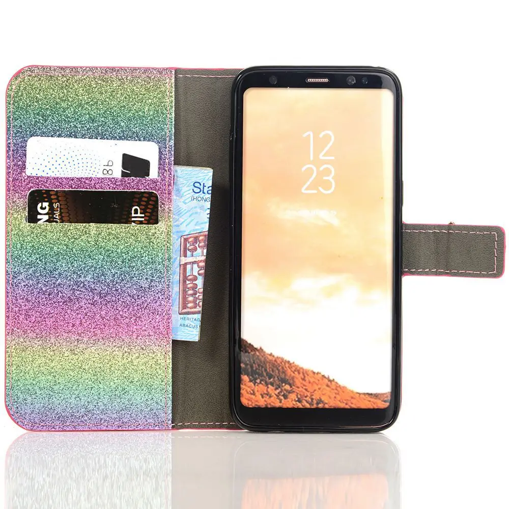 Жесткий чехол из искусственной кожи для Samsung S7 S9 Plus S10 кожаный ПК A6 2018 A520 A320 j4