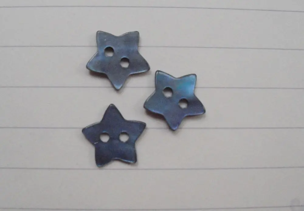 Бесплатная доставка 12 мм звезда из перламутровых раковин кнопка для пришивания